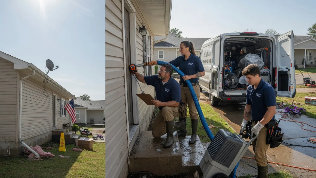 Ceiling Water Damage Restoration in Oriska, ND near me